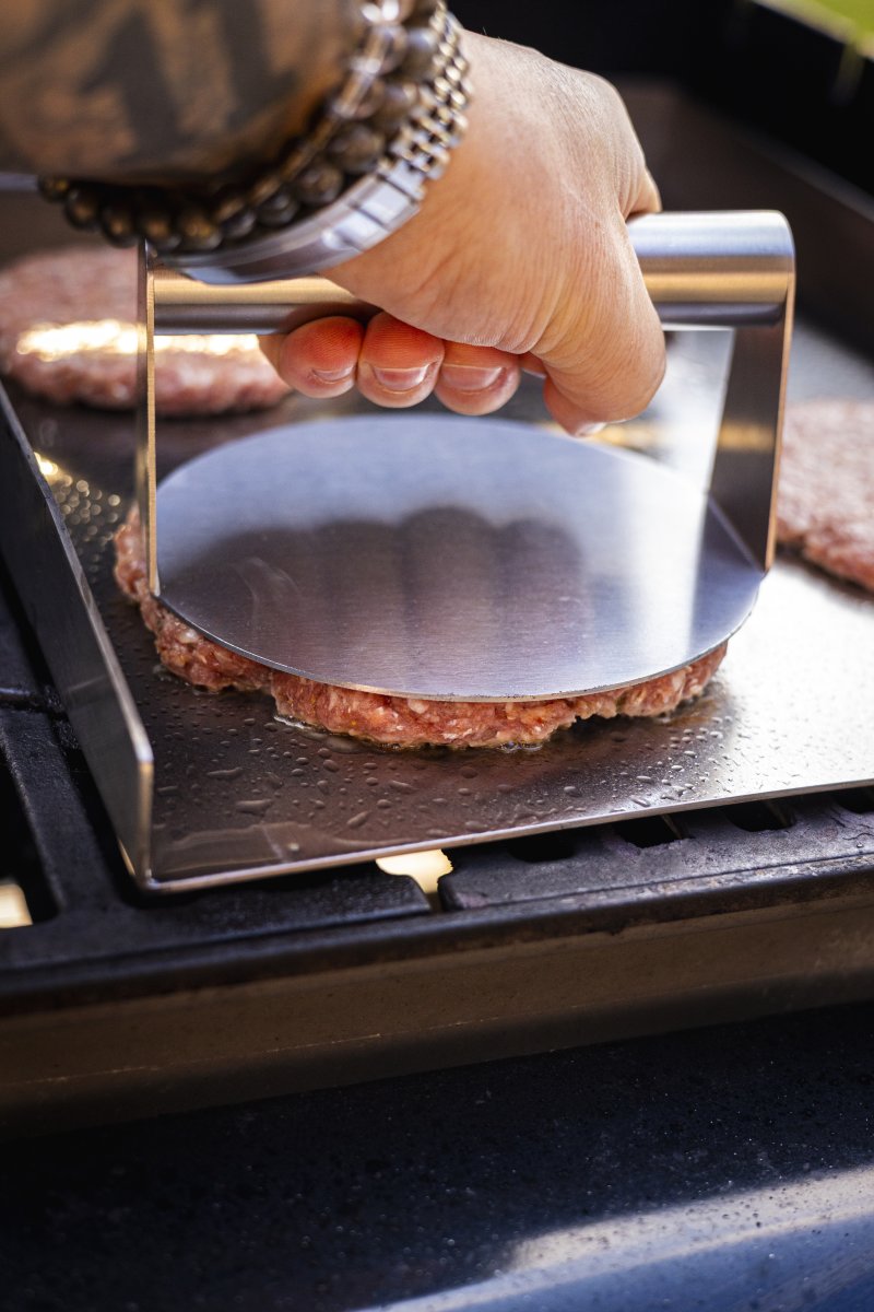 Hâws Santa Plancha Stegeplade m. Burger Smasher