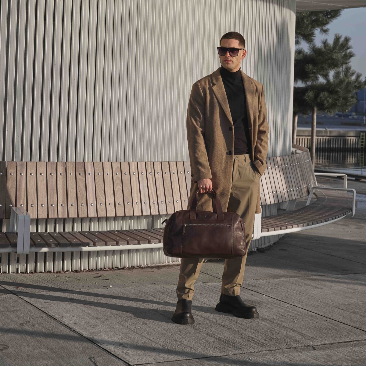 Markberg Wesley Weekend Bag, espresso brown