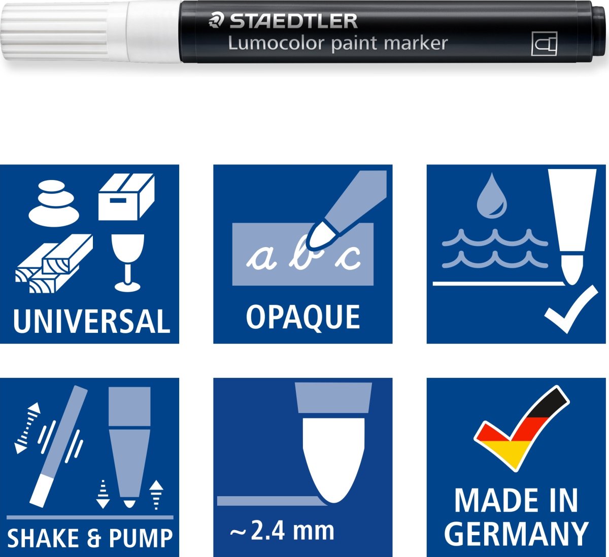 Staedtler 349 Paintmarker, solgul