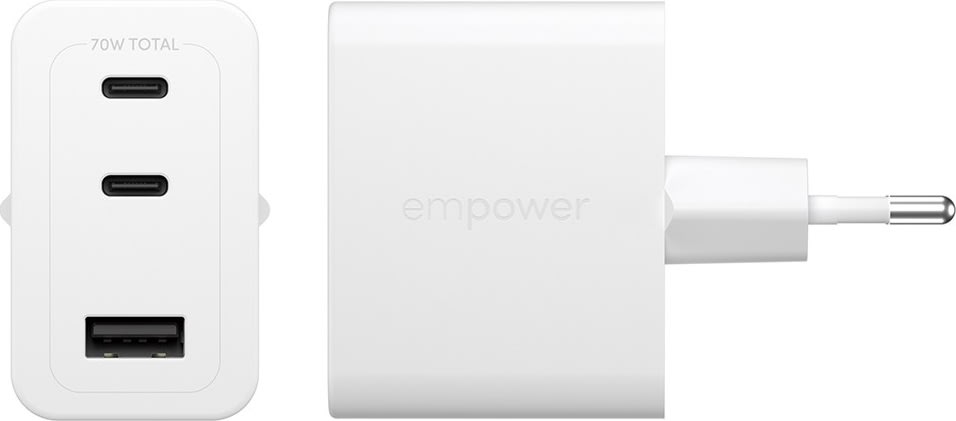 EMPOWER Adaptor - 70W 2x USB-C+USB-A EU