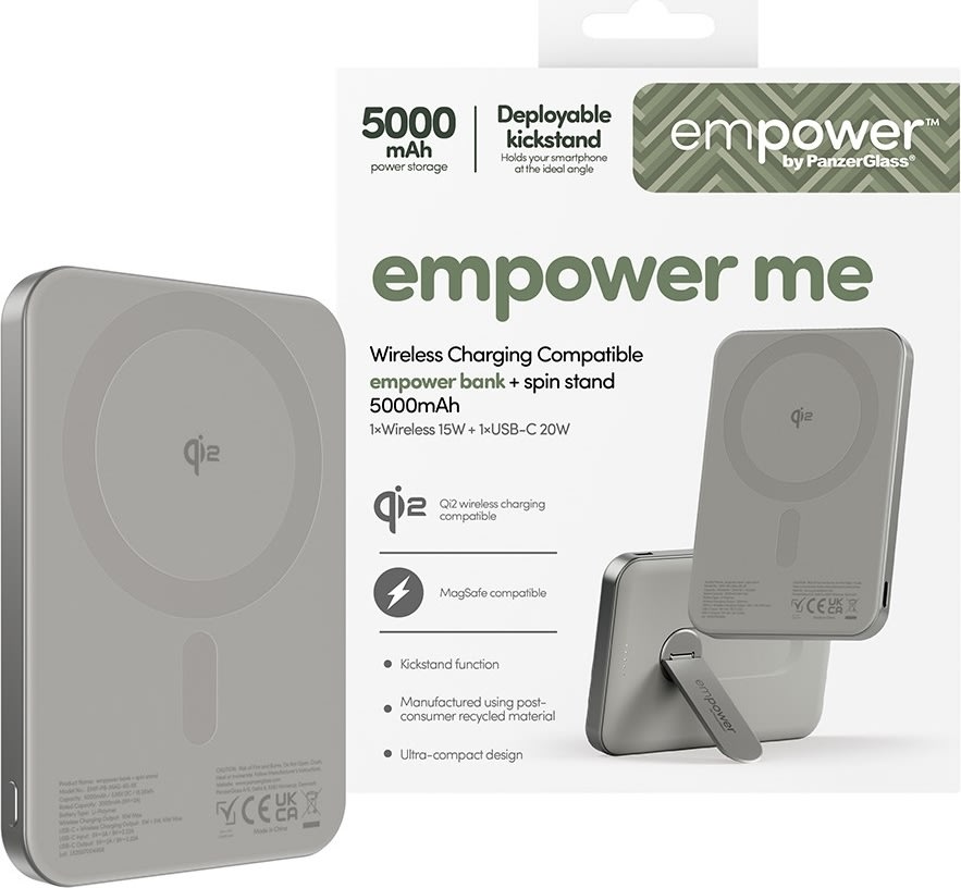 EMPOWER Powerbank - Stander / 5000mAh / Titanium