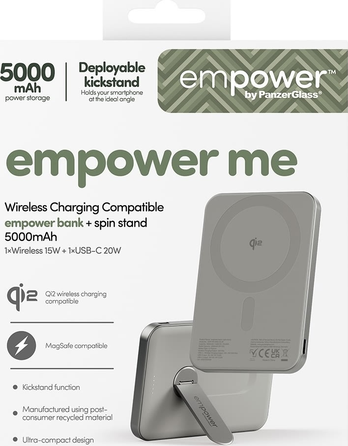 EMPOWER Powerbank - Stander / 5000mAh / Titanium