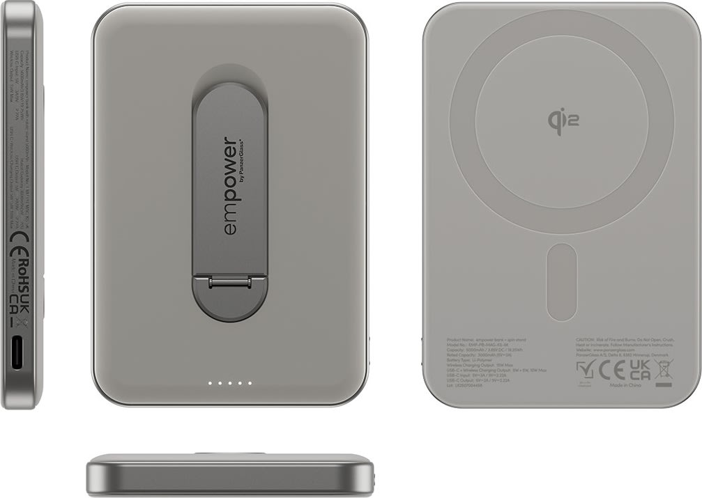 EMPOWER Powerbank - Stander / 5000mAh / Titanium