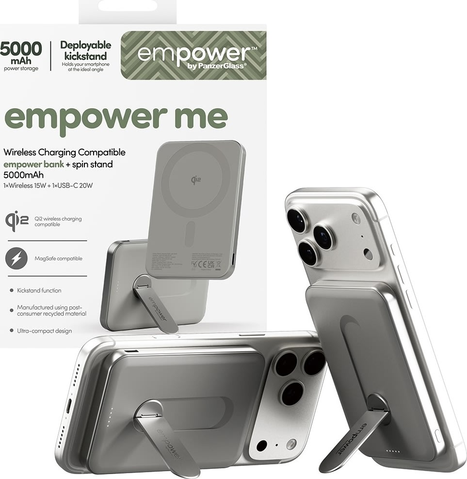 EMPOWER Powerbank - Stander / 5000mAh / Titanium