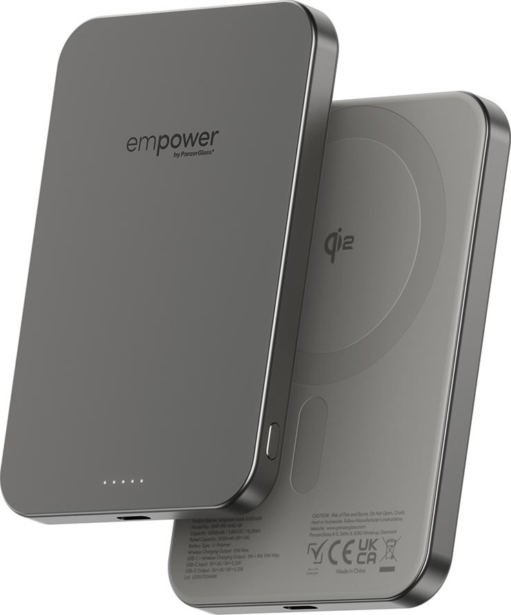 EMPOWER Powerbank / 5000mAh / Titanium