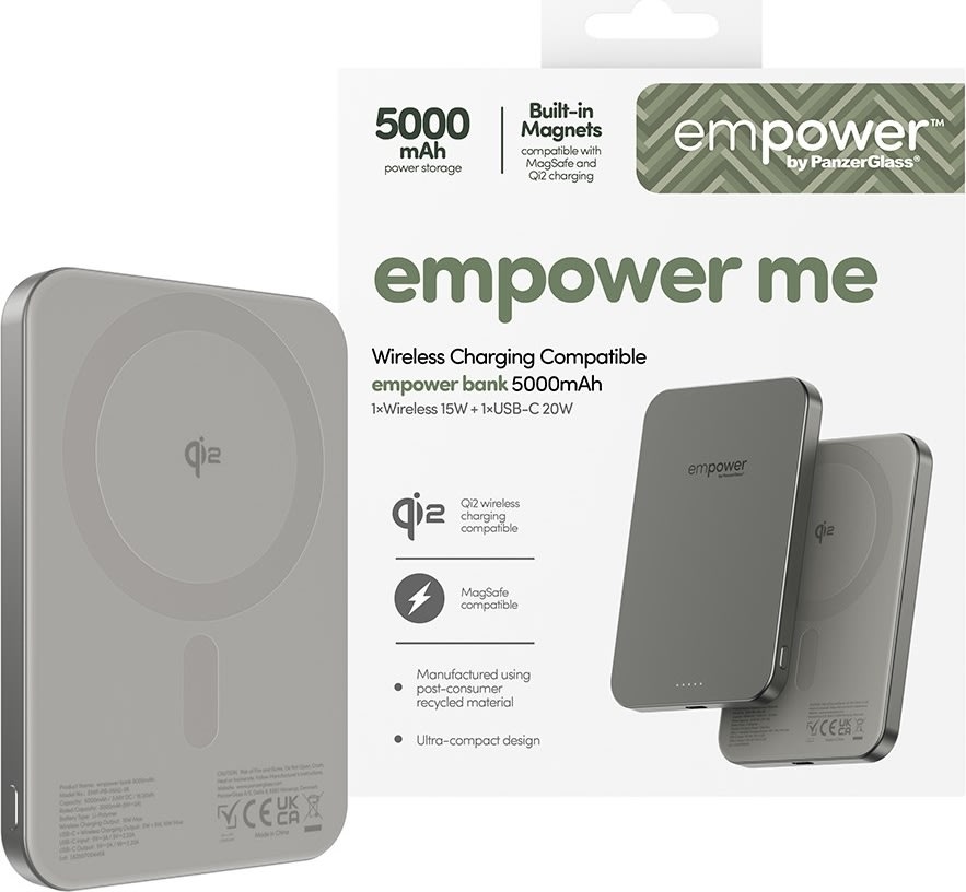 EMPOWER Powerbank / 5000mAh / Titanium