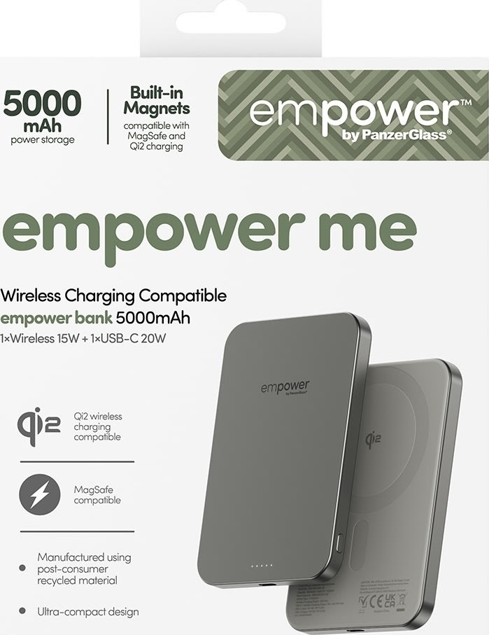 EMPOWER Powerbank / 5000mAh / Titanium