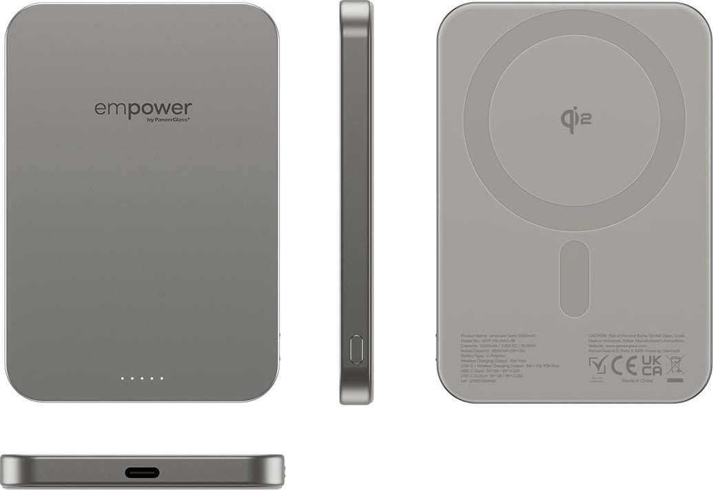 EMPOWER Powerbank / 5000mAh / Titanium