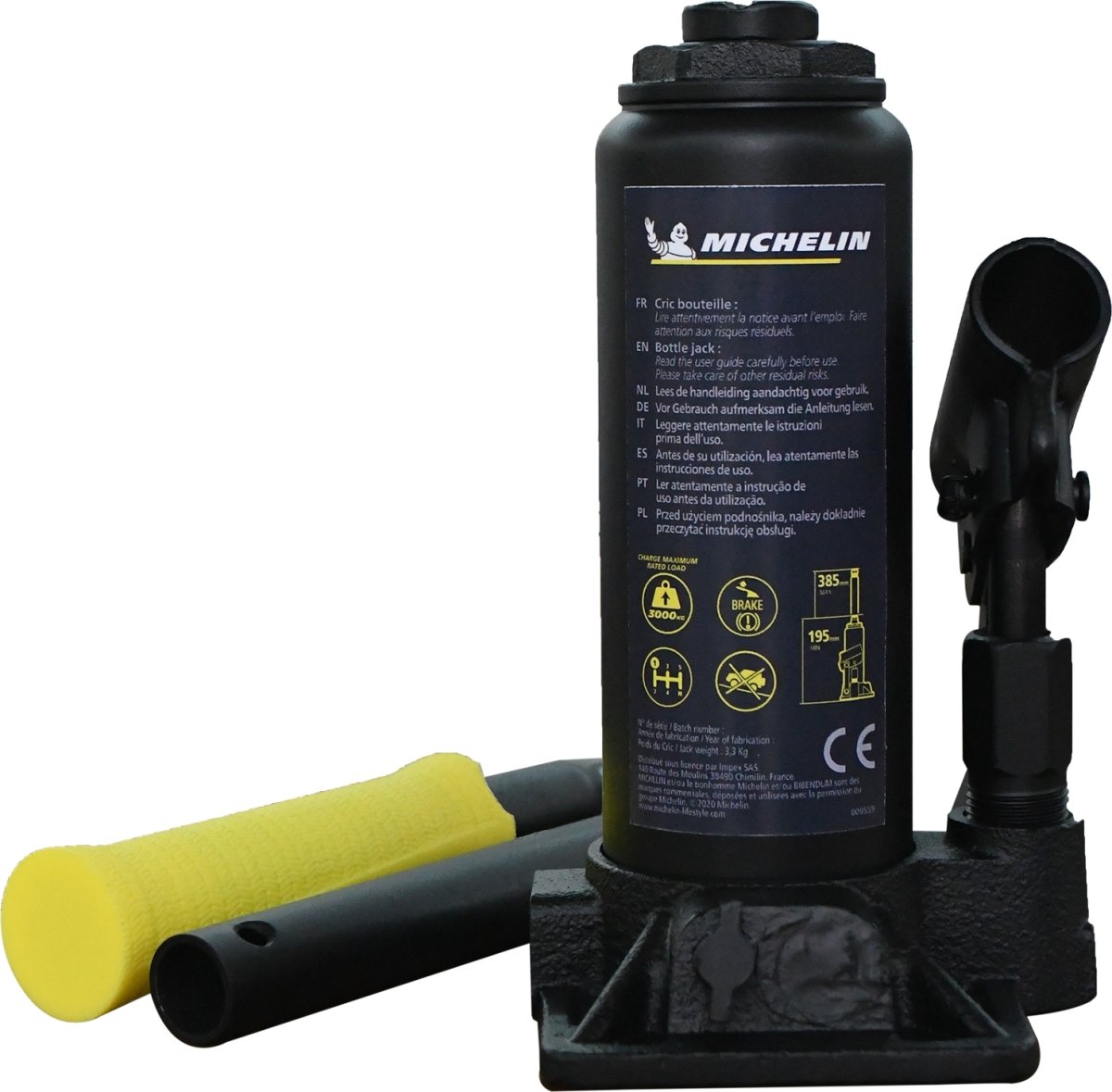 Michelin flaskedonkraft 3t
