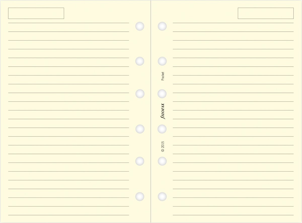 Filofax 2027 Refill | Pocket | Årspakke