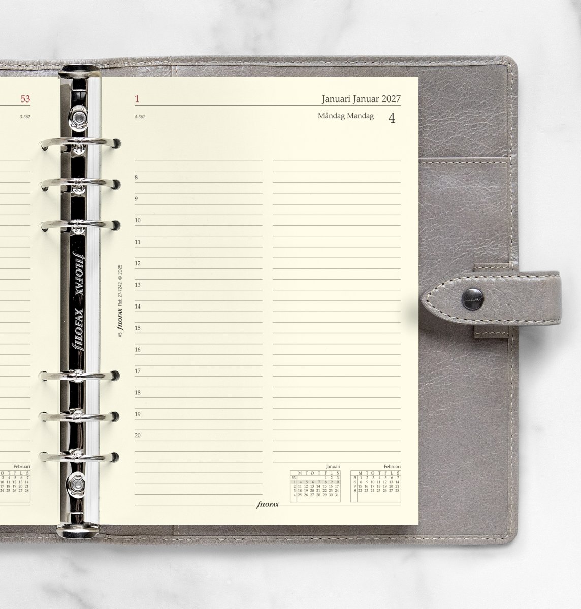 Filofax 2027 Refill | A5 | Dag