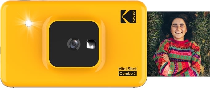 Kodak Mini Shot 2 Retro Instant kamera, gul