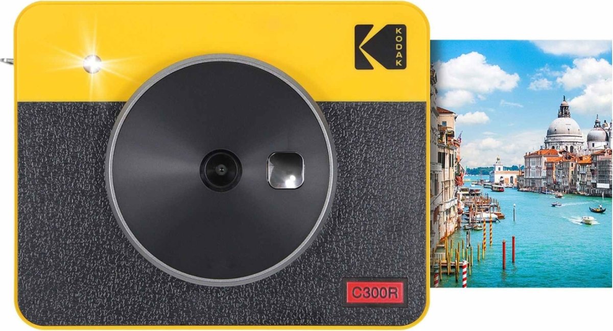 Kodak Mini Shot 3 Retro Instant kamera, gul