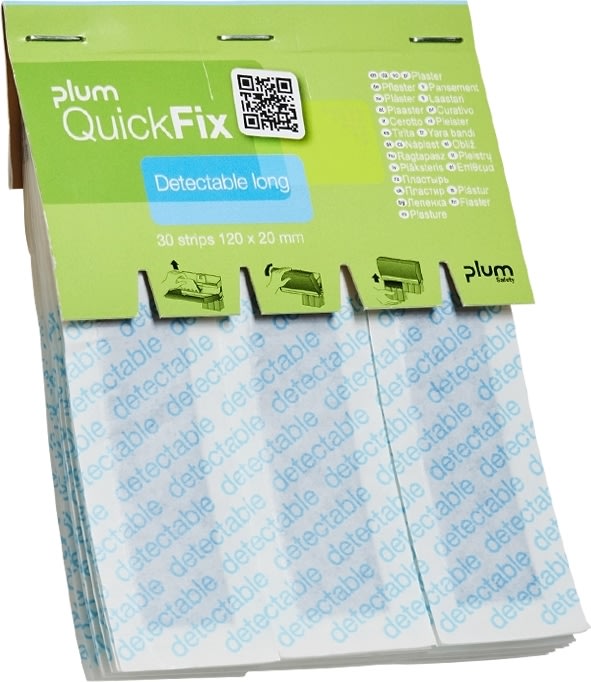 Plum QuickFix Detectable long | refill | 30 stk.
