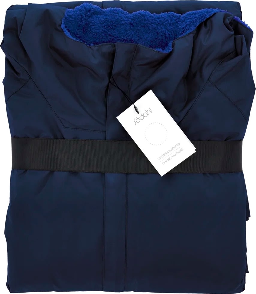 Södahl North Vinterbadekåbe, str l/xl, navy