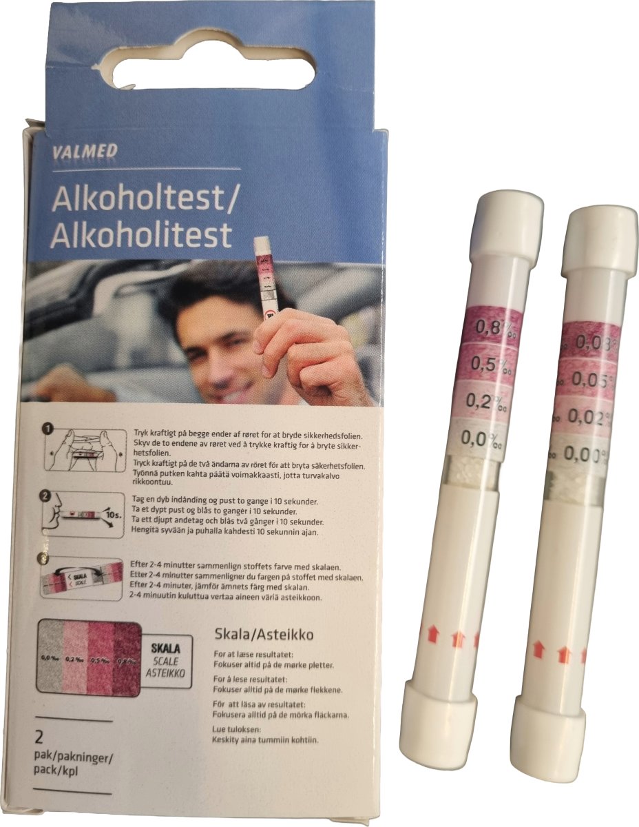 Valmed Alkoholtest | 2 stk.
