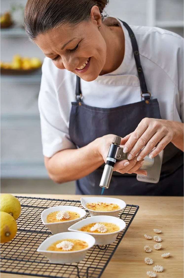 Blomsterbergs Gasbrænder, latte