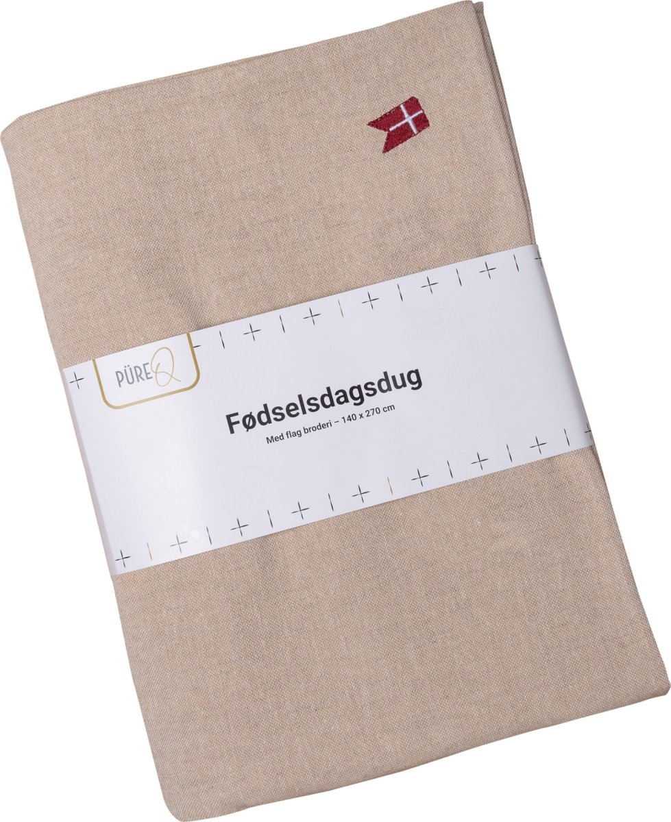 PüreQ Fødselsdagsdug 140 x 270 cm
