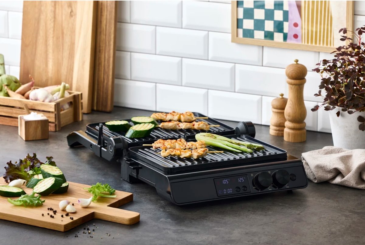 Nordic Sense Paninigrill, 2000 watt, sort