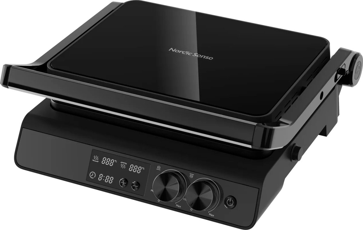 Nordic Sense Paninigrill, 2000 watt, sort
