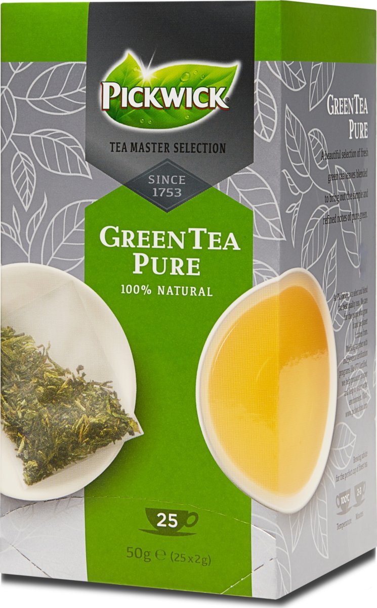 Pickwick Master S. Green Tea Pure te, 25 breve Lomax A/S