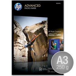 HP Q8697A blankt fotopapper, A3 / 250 g / 20 st ar