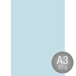 Image Coloraction A3, 80g, 500ark, Pale Icy Blue