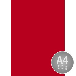 Image Coloraction A4, 80g, 500ark, Deep Red