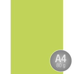 Image Coloraction A4, 80g, 500ark, limegrøn
