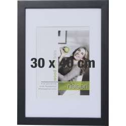 Apollo Passepartout Ramme | 50x60 | 30x40 | Sort