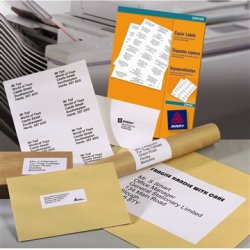 Avery 18022 kopietiketter, 33,9 x 70mm, 2400stk