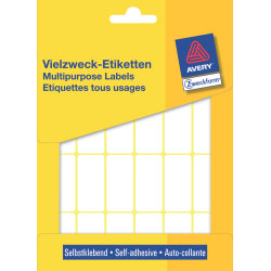 Avery 3324 etiketter för handskrift, 38x18 mm, 648