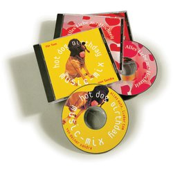 Avery L6043-100 CD-etiketter, 117mm, inkjet/laser