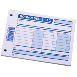 Bogholderibilag A6, 100 blade