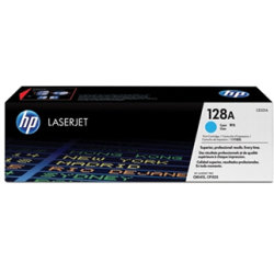 HP no 128A CE321A lasertoner, blå