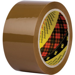 3M Scotch Pakketape | PP | 50mm x 66m | Brun