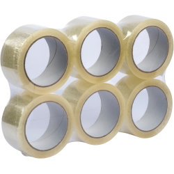 Lomax Pakketape LN | PP | 50 mm x 66 m | Klar