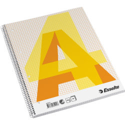 Esselte kollegieblock A4, rutat
