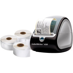 Dymo LabelWriter 450 med 3 ruller labeletiketter