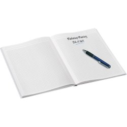 Leitz WOW notesbog A4, kvadreret, hvid