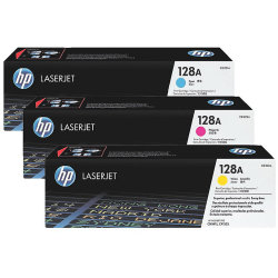 HP 128A/CF371AM lasertoner, 1300s, tri-pack