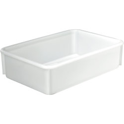 Lagerback, 38 liter, vit, (LxBxH) 630x420x170 mm
