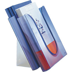 Leitz brochurebakke transparent, blå