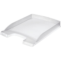 Leitz Plus Slim brevkorg, genomskinlig