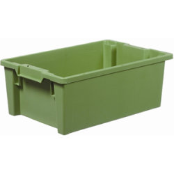 Arca stapelback, 40 liter, 600x400x220, grön