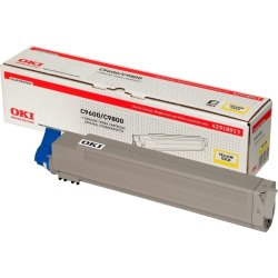 Lasertoner OKI 42918913 Gul 15000 sidor