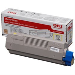 Lasertoner OKI 43872305 Gul 2000 sidor