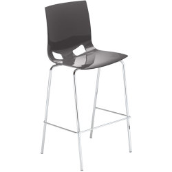 Fondo barstol mörk grå/krom