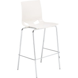 Fondo barstol off-white/krom