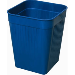 Bantex Orth papperskorg, 14 liter, blå
